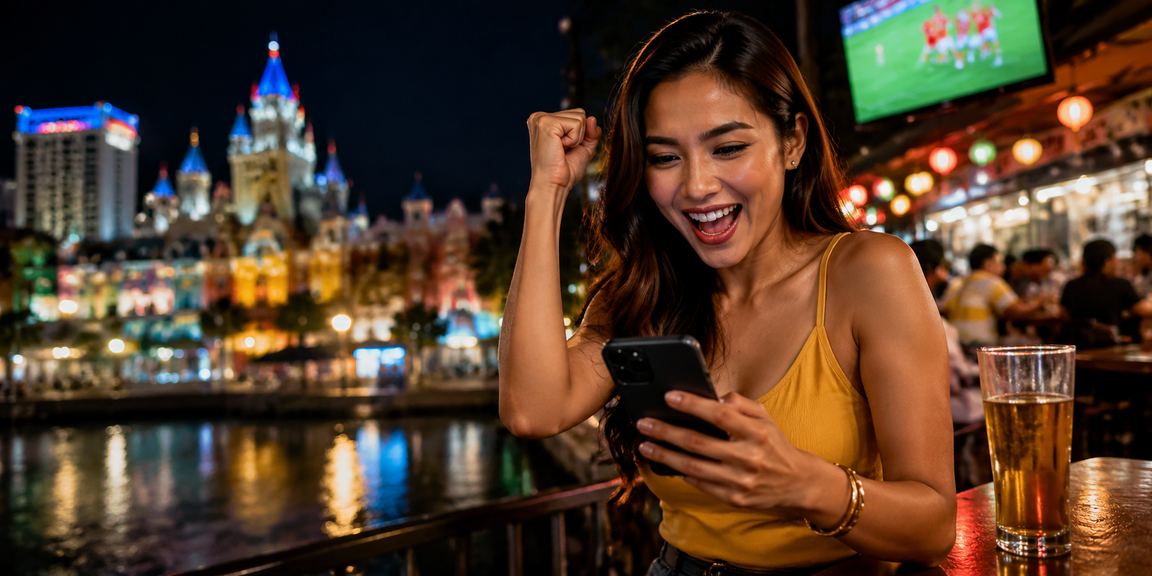 Pemain Malaysia menggunakan telefon untuk bermain permainan popular dalam talian