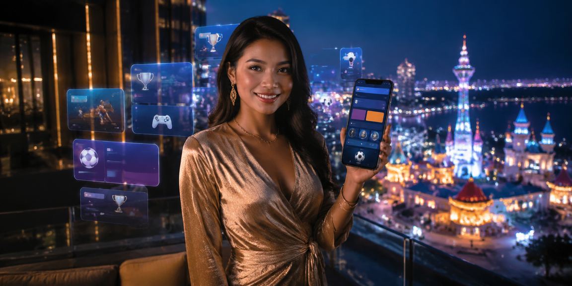 Pengguna Malaysia menikmati pertaruhan sukan dan permainan popular pada telefon